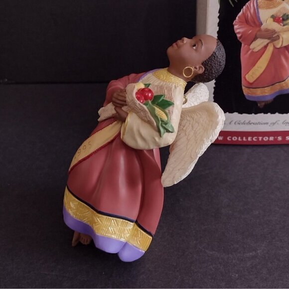 Vintage 1995 Hallmark Keepsake Ornament Celebration Of Angels Kwanzaa #1 - Picture 2 of 6